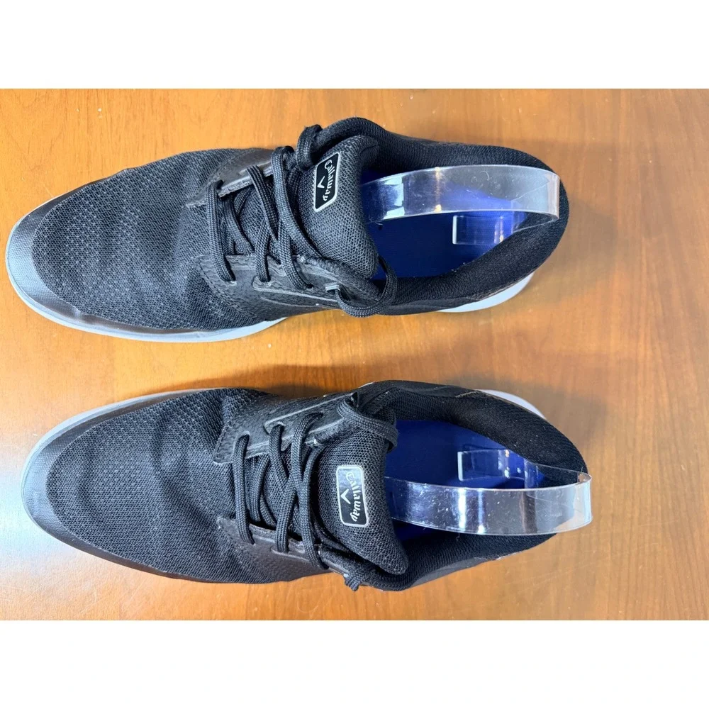 Callaway Golf Shoes Mens 10 Black Balboa Vent Spikeless Mesh Athletic CG206BK‎